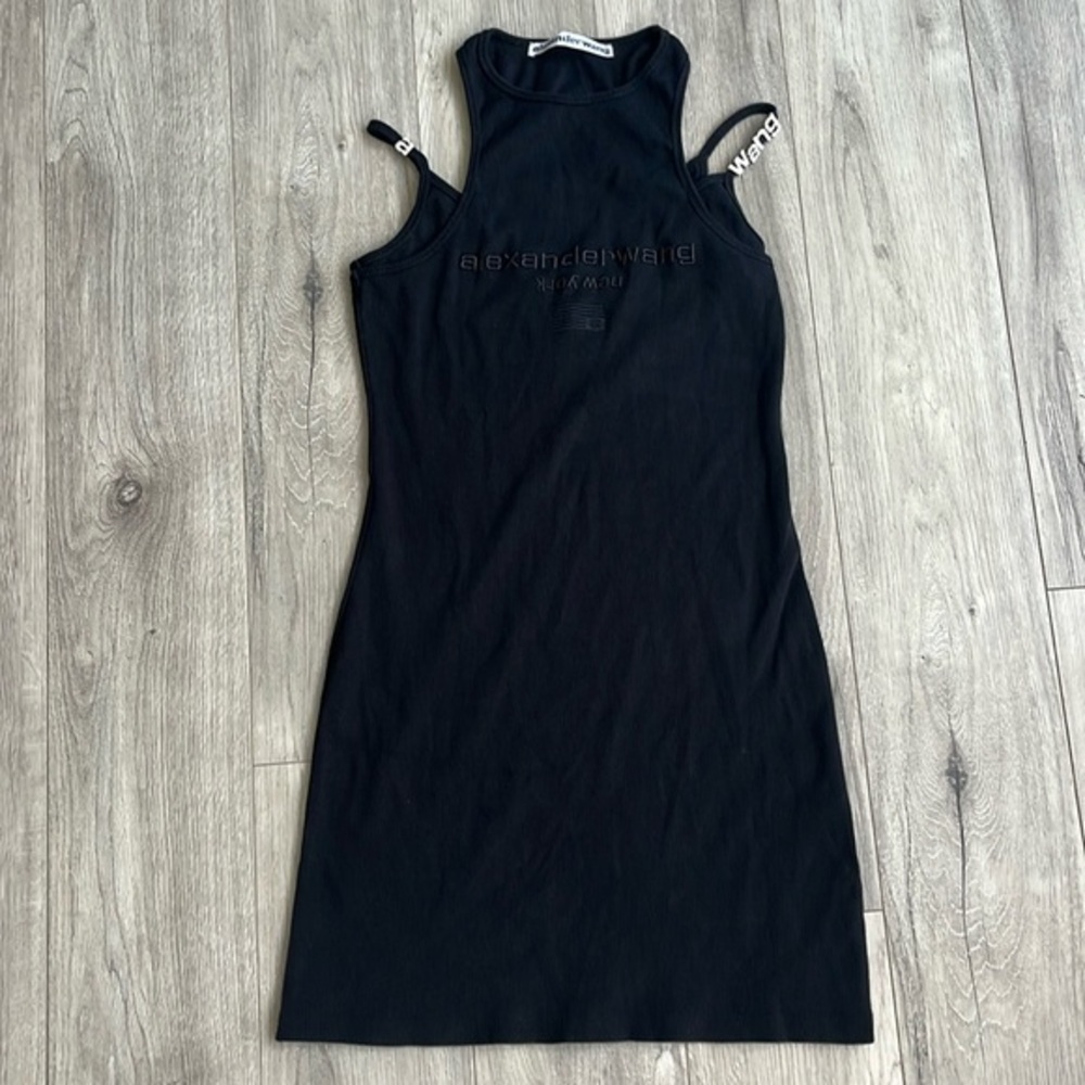Alexander Wang Tank Mini Dress with Charm Straps